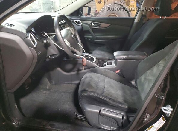 5N1AT2MT0GC800636 2016 NISSAN ROGUE Black Front interior view