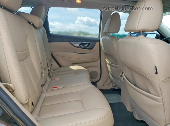 5N1AT2MT0GC816884 2016 NISSAN ROGUE Зеленый Вид задней части салона