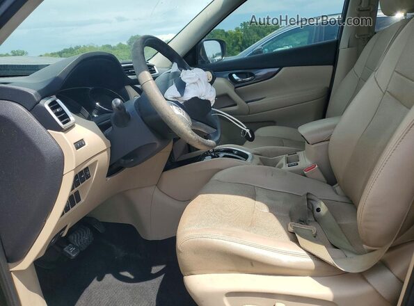 5N1AT2MT0GC816884 2016 NISSAN ROGUE Зеленый Вид салона спереди