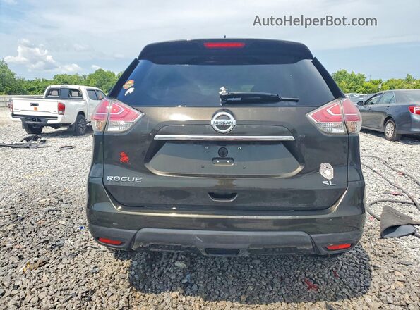 5N1AT2MT0GC816884 2016 NISSAN ROGUE Зеленый Вид сзади