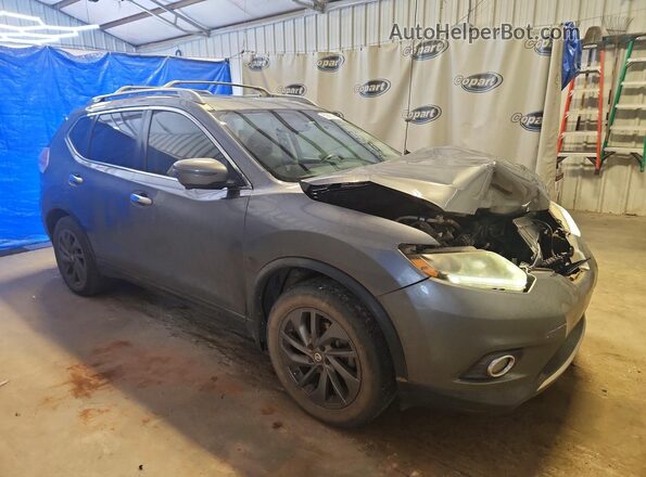 5N1AT2MT0GC836228 2016 NISSAN ROGUE Gray Front right