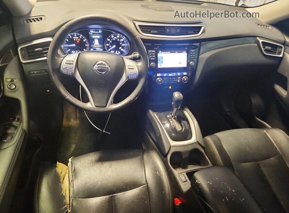 5N1AT2MT0GC836228 2016 NISSAN ROGUE Gray Dashboard view