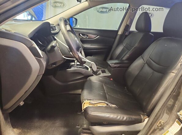 5N1AT2MT0GC836228 2016 NISSAN ROGUE Gray Front interior view