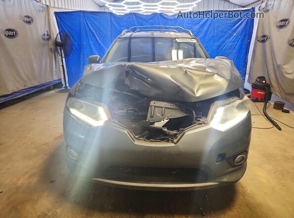 5N1AT2MT0GC836228 2016 NISSAN ROGUE Gray Front view