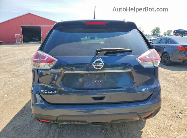 5N1AT2MT0GC867978 2016 NISSAN ROGUE Blue Widok z tyłu