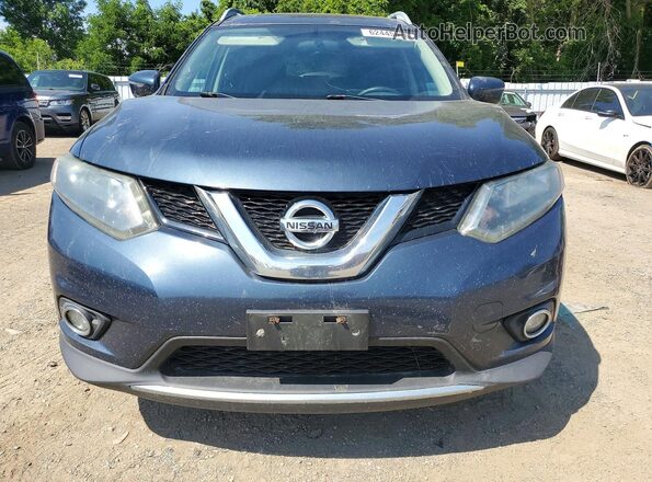 5N1AT2MT0GC867978 2016 NISSAN ROGUE Blue Widok z przodu