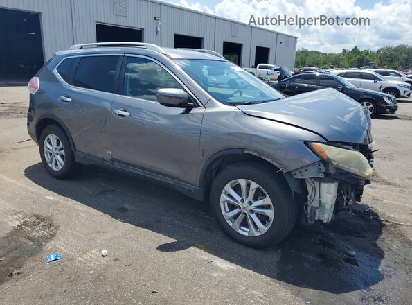 5N1AT2MT0GC897966 2016 NISSAN ROGUE Gray Delantero derecho