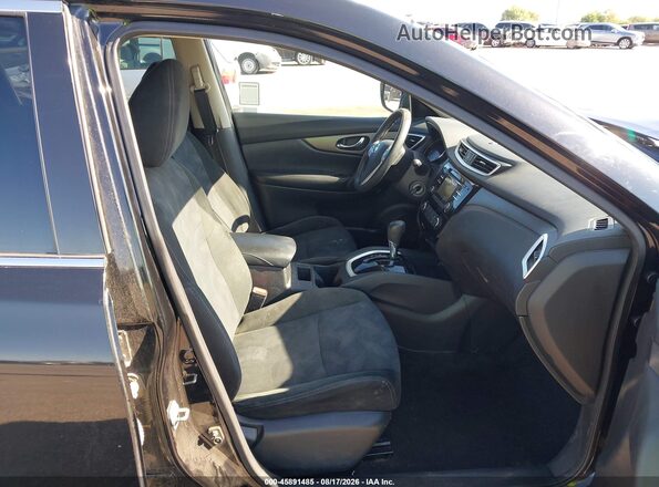 5N1AT2MT0GC918752 2016 NISSAN ROGUE Black Front interior view
