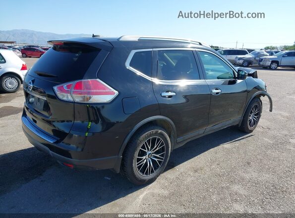 5N1AT2MT0GC918752 2016 NISSAN ROGUE Black Rear right