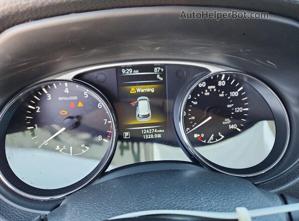 5N1AT2MT0GC923868 2016 NISSAN ROGUE Black Вид щитка приладів