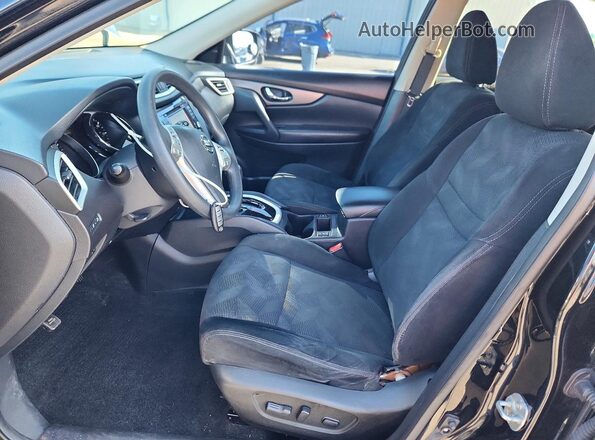 5N1AT2MT0GC923868 2016 NISSAN ROGUE Black Вид салону спереду