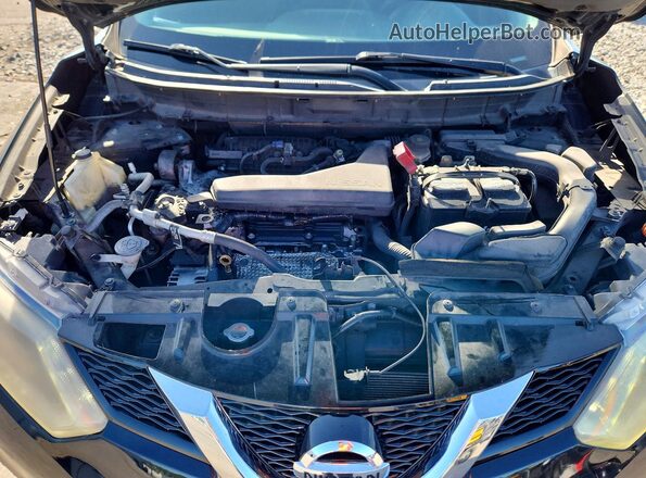 5N1AT2MT0GC923868 2016 NISSAN ROGUE Black Вид підкапотного простору