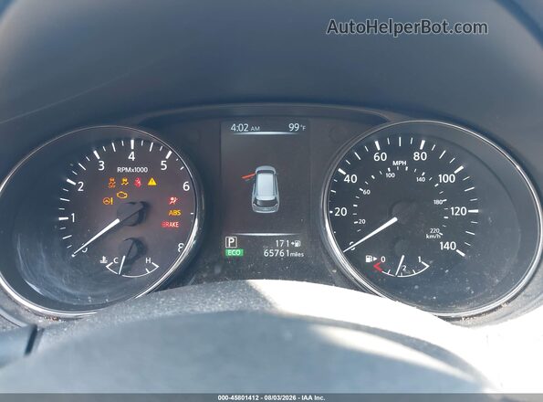 5N1AT2MT0HC786450 2017 NISSAN ROGUE Silver Widok tylnych siedzeń