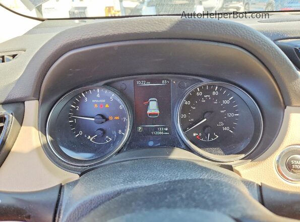 5N1AT2MT0HC807071 2017 NISSAN ROGUE Серый Вид щитка приборов