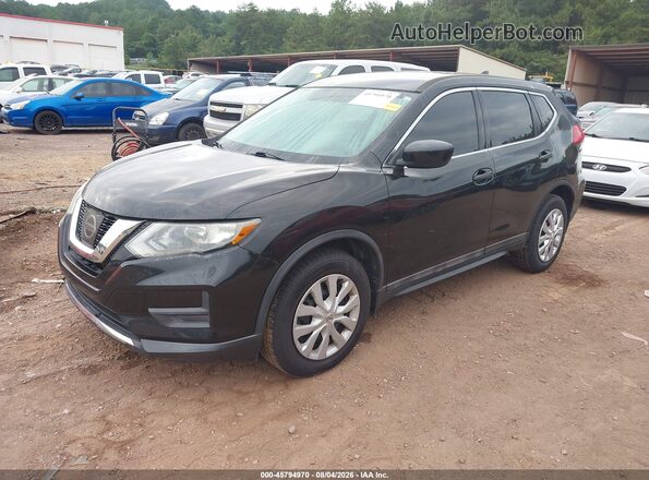 5N1AT2MT0HC870865 2017 NISSAN ROGUE Black Առջևի ձախ երեք քառորդ տեսարան