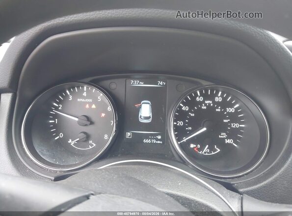 5N1AT2MT0HC870865 2017 NISSAN ROGUE Black Հետևի նստատեղերի տեսք