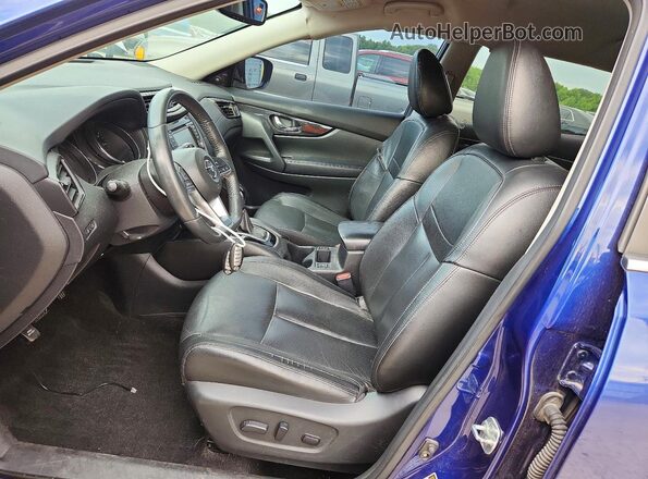 5N1AT2MT0HC883115 2017 NISSAN ROGUE Blue წინა სალონის ხედი