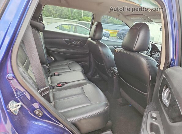 5N1AT2MT0HC883115 2017 NISSAN ROGUE Blue უკანა სალონის ხედი