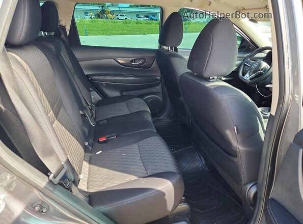 5N1AT2MT0JC752546 2018 NISSAN ROGUE Gray Rear interior view