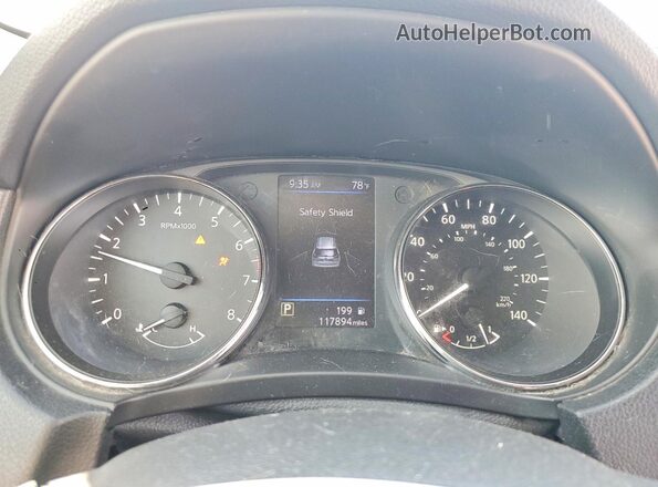 5N1AT2MT0JC825950 2018 NISSAN ROGUE Gray ხელსაწყოთა პანელის ხედი