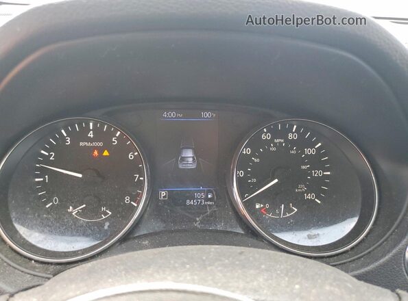 5N1AT2MT0KC725350 2019 NISSAN ROGUE Blue Widok zestawu wskaźników