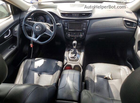 5N1AT2MT0KC725350 2019 NISSAN ROGUE Blue Widok deski rozdzielczej