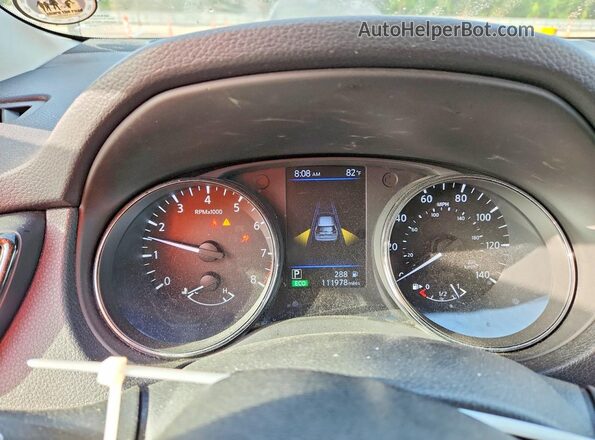 5N1AT2MT0KC747509 2019 NISSAN ROGUE Gray Սարքավորումների վահանակի տեսք