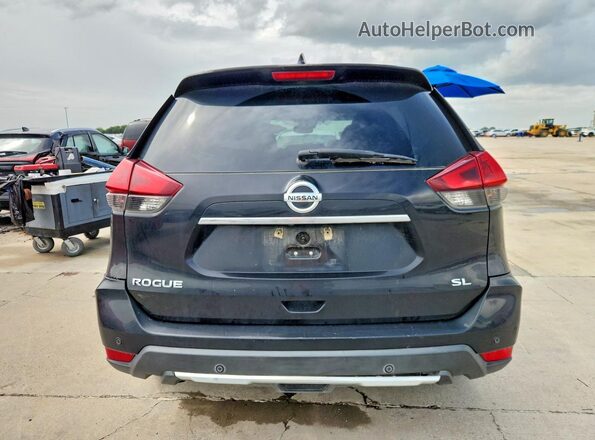 5N1AT2MT0KC761118 2019 NISSAN ROGUE Black უკანა ხედი