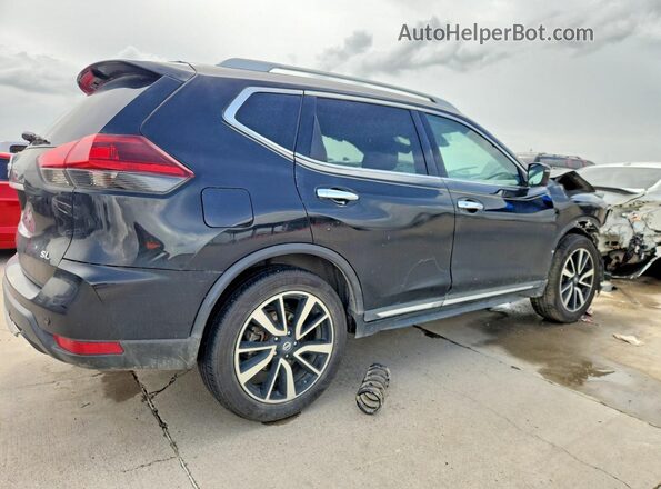 5N1AT2MT0KC761118 2019 NISSAN ROGUE Black უკანა მარჯვენა