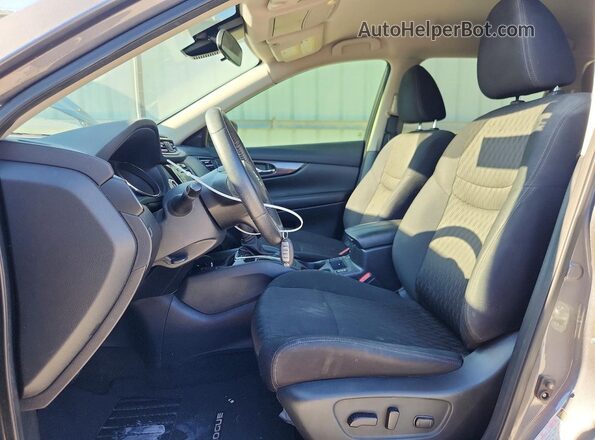 5N1AT2MT0KC764441 2019 NISSAN ROGUE Gray წინა სალონის ხედი