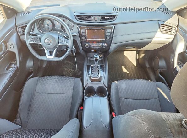 5N1AT2MT0KC785662 2019 NISSAN ROGUE Silver Առջևի վահանակի տեսք