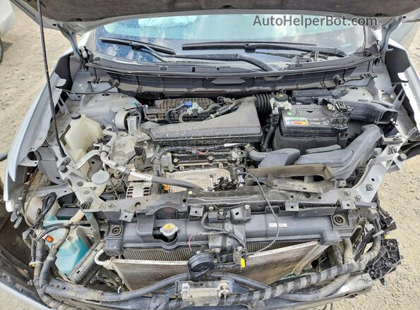 5N1AT2MT0KC800791 2019 NISSAN ROGUE Серебряный Вид подкапотного пространства
