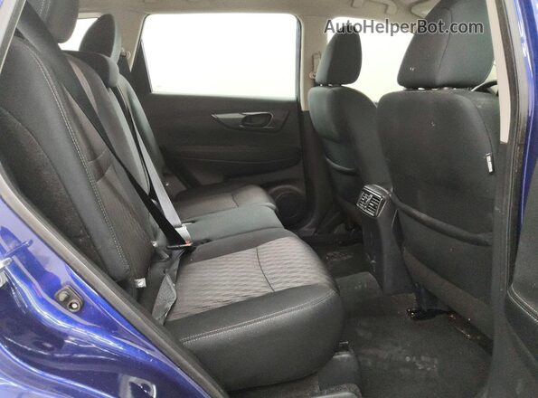 5N1AT2MT0LC724619 2020 NISSAN ROGUE Blue Rear interior view
