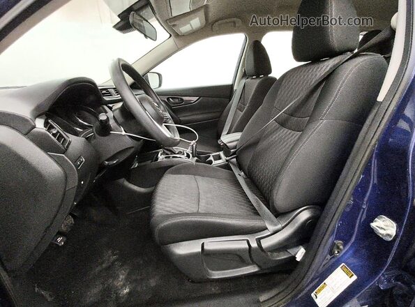 5N1AT2MT0LC724619 2020 NISSAN ROGUE Blue Front interior view