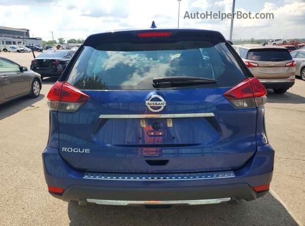 5N1AT2MT0LC810092 2020 NISSAN ROGUE Blue Widok z tyłu