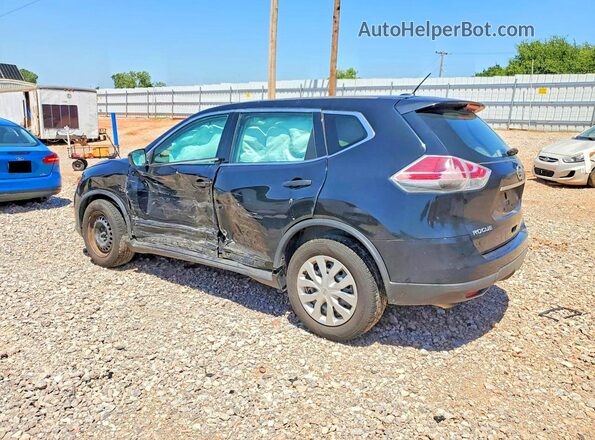 5N1AT2MT1GC758445 2016 NISSAN ROGUE Black Rear left