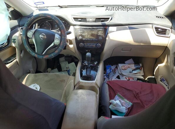 5N1AT2MT1GC758445 2016 NISSAN ROGUE Black Dashboard view