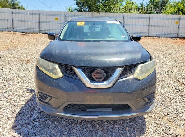 5N1AT2MT1GC758445 2016 NISSAN ROGUE Black Front view