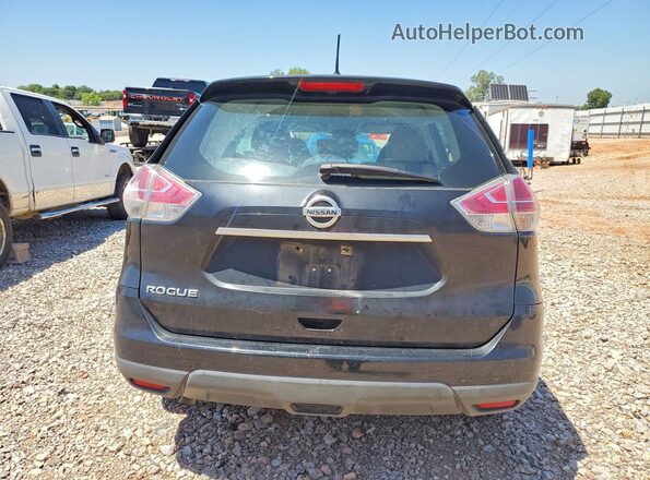 5N1AT2MT1GC758445 2016 NISSAN ROGUE Black Rear view