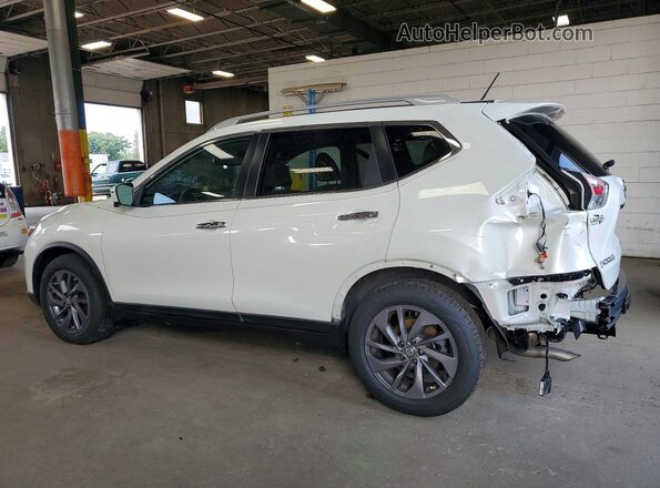 5N1AT2MT1GC761670 2016 NISSAN ROGUE Белый Задняя левая четверть