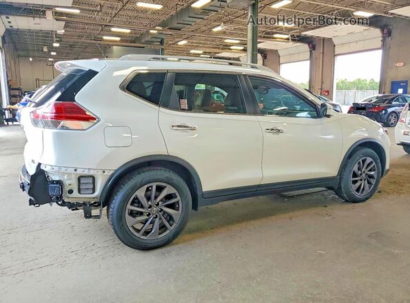 5N1AT2MT1GC761670 2016 NISSAN ROGUE Белый Задняя правая четверть