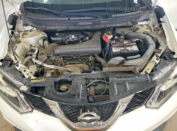 5N1AT2MT1GC761670 2016 NISSAN ROGUE Белый Вид подкапотного пространства