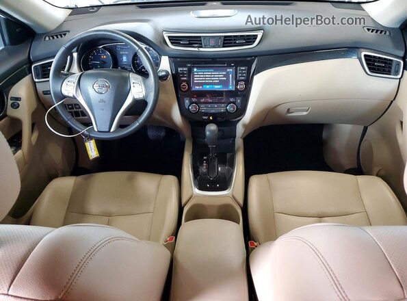5N1AT2MT1GC761670 2016 NISSAN ROGUE Белый Вид панели приборов