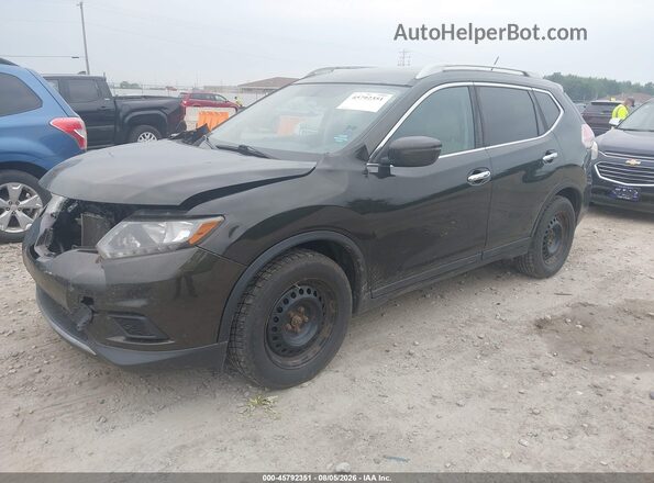 5N1AT2MT1GC774676 2016 NISSAN ROGUE Black Front left