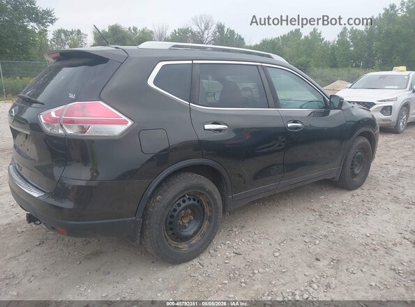 5N1AT2MT1GC774676 2016 NISSAN ROGUE Black Rear right