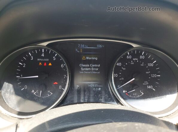 5N1AT2MT1GC803478 2016 NISSAN ROGUE Silver Vista del cuadro de instrumentos