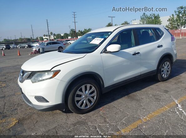 5N1AT2MT1GC815209 2016 NISSAN ROGUE White Առջևի ձախ երեք քառորդ տեսարան