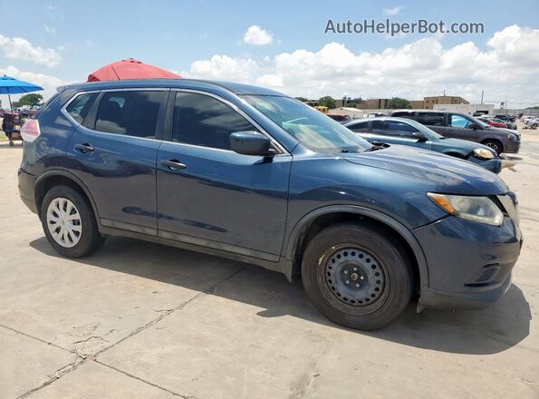 5N1AT2MT1GC855399 2016 NISSAN ROGUE Blue Front right