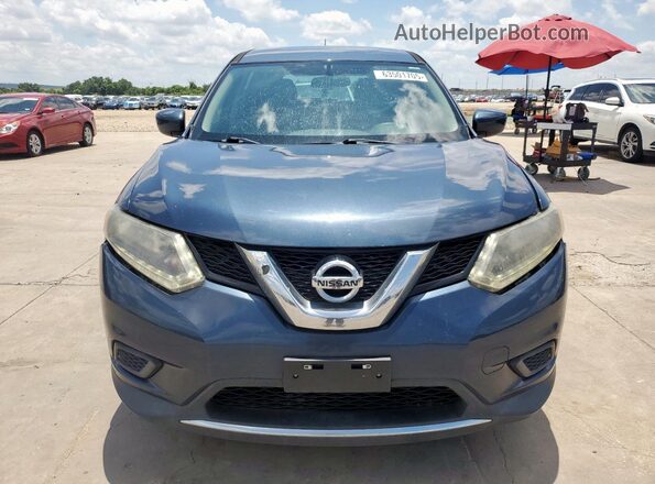 5N1AT2MT1GC855399 2016 NISSAN ROGUE Blue Front view