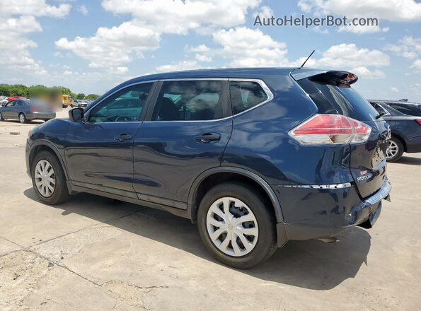 5N1AT2MT1GC855399 2016 NISSAN ROGUE Blue Rear left